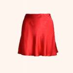 Leila Mini Skirt Red B158