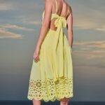 DRESS M8488 YELLOW