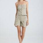 Norma Strapless Top SS24-010-BEIGE