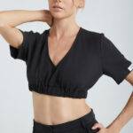 Cassandre Crop Top SS24-097-BLACK