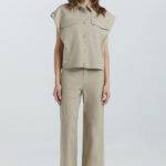 Lyra Long Pants SS24-098-BEIGE