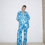 Flower Pants Blue SF118