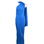Maggie Maxi Satin Dress Blue SF207