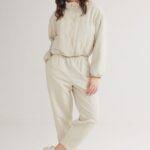 Brooklyn Cropped Pants Ecru