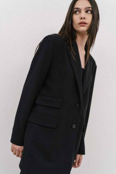 The Spice It Up Oversized Blazer Black