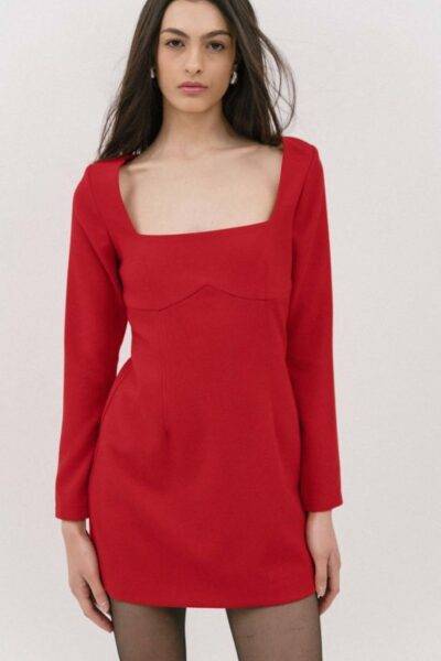 The Spice It Up Mini Dress Red