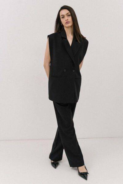 The Spice It Up Straight Leg Pants Black