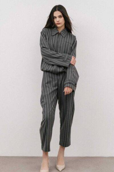 The Salsa Cropped Pants Grey