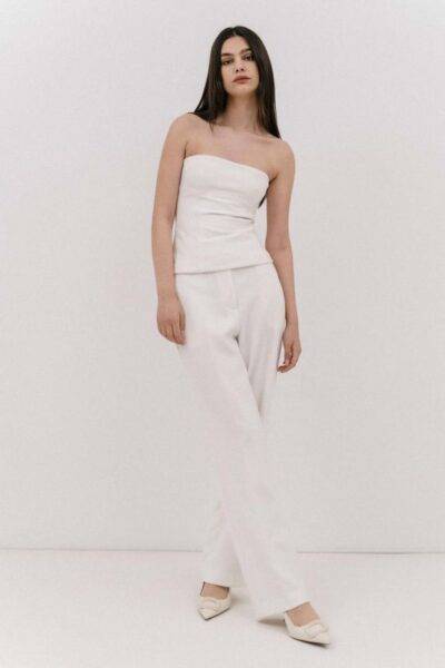 The Spice It Up Straight Leg Pants White