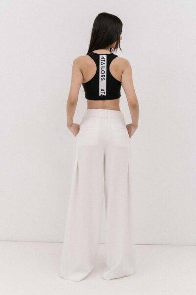 The Spice It Up Wide Leg Pants White
