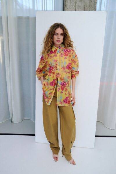 Sunspell yellow oversized shirt