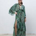 COBRA POLYMORPHIC KIMONO DRESS