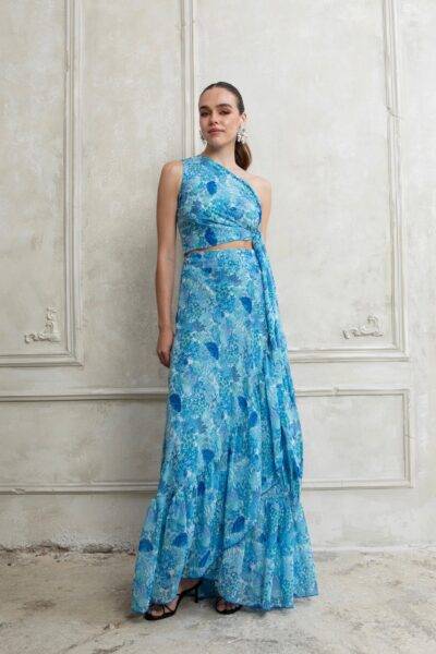 LAGUNA MAXI POLYMORPHIC WRAP SKIRT