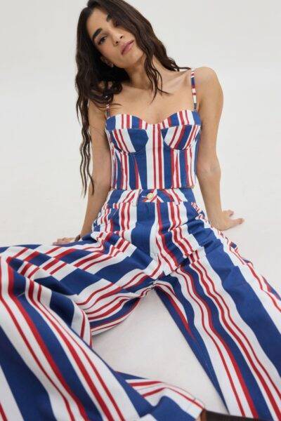 Charis Top (Nautica Stripes)