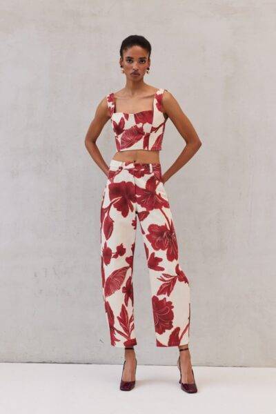 MARLENE BARREL JEANS | RUBY BLOSSOM