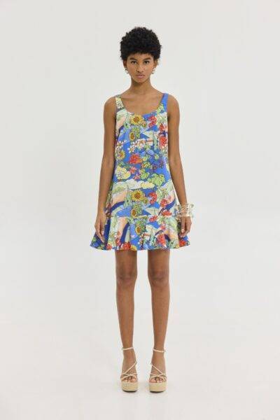 Calan Dress (Blue)