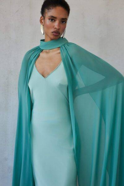 TURTLENECK CAPE | MINT