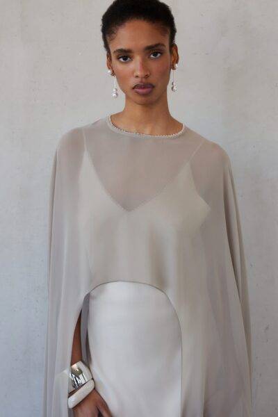 LUISA DRESS | GREIGE