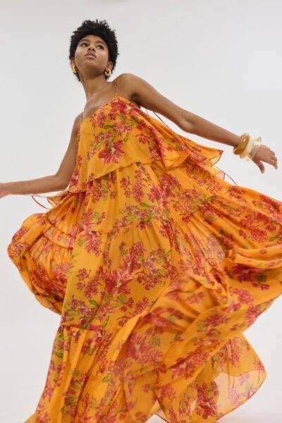 Karenina Dress (Orange)