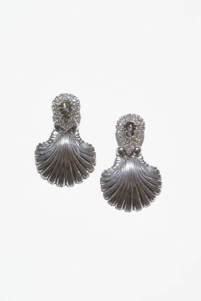 OCEAN MUSE EARRINGS(silver/crystal)
