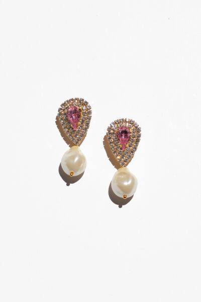 BAMBOLA EARRINGS(gold/pink)