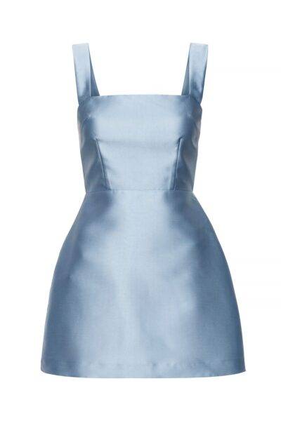 VASILIKI MINI DRESS | POWDER BLUE