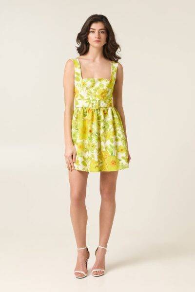 CITRUS MINI DRESS WITH BELT
