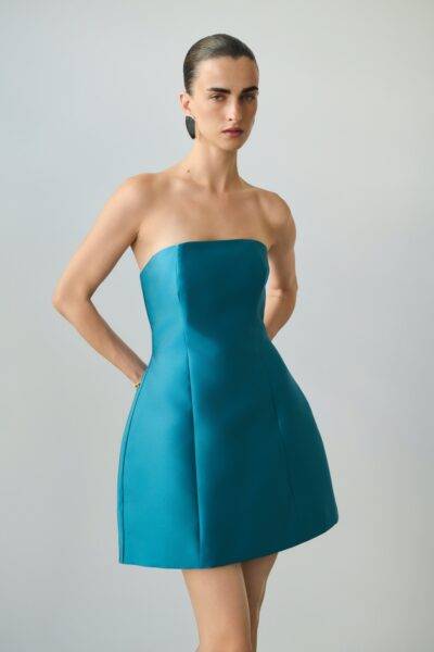 SOLENE DRESS | PETROL BLUE