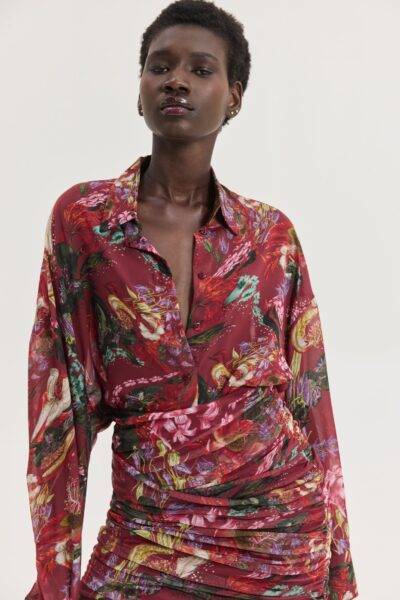 Heather Shirt (Bordeaux)