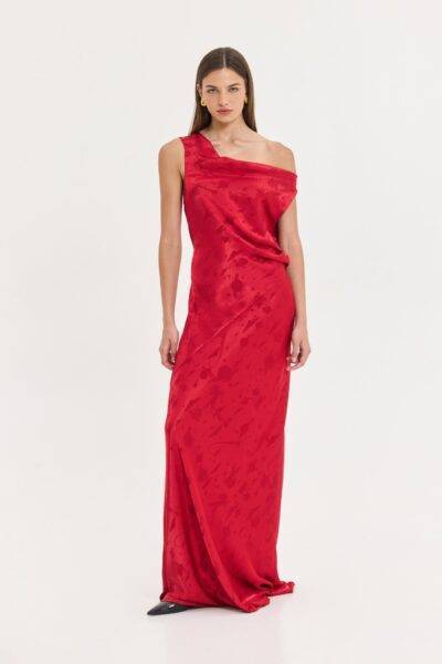 Gold Dress (Jacquard Red)