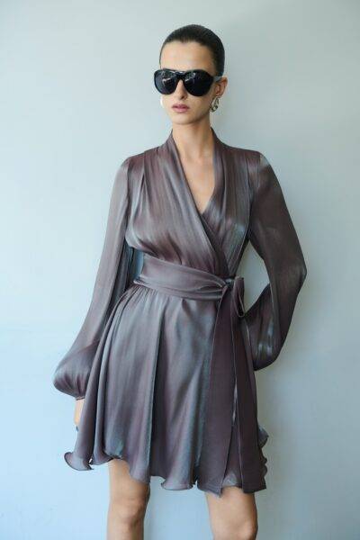 SAVINA DRESS | SMOKY MAUVE