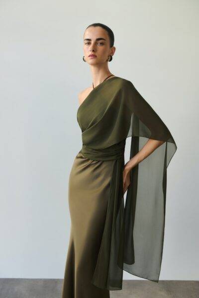 DANAI POLYMORPHIC DRESS | KHAKI